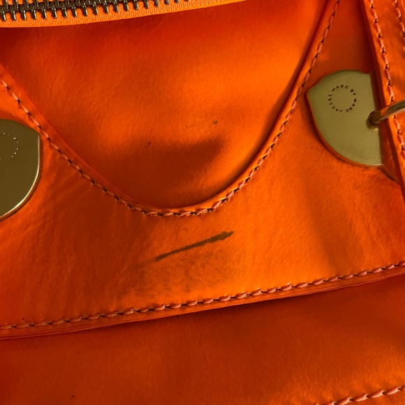 Marc Jacobs Flouro Orange Petal to the Metal Purse - Picture 3 of 8